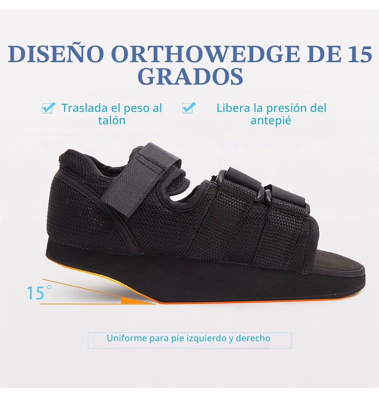 ZAPATO CUÑA / TALÓN (M) POST-OPERATORIO  VIVE MEDIUM