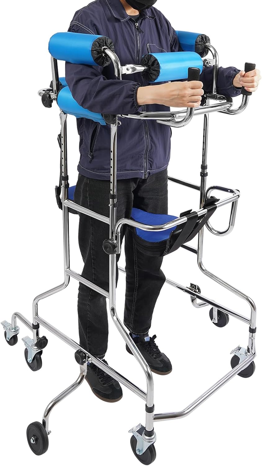 ANDADOR PARA REHABILITACION ADULTO PLATEADO