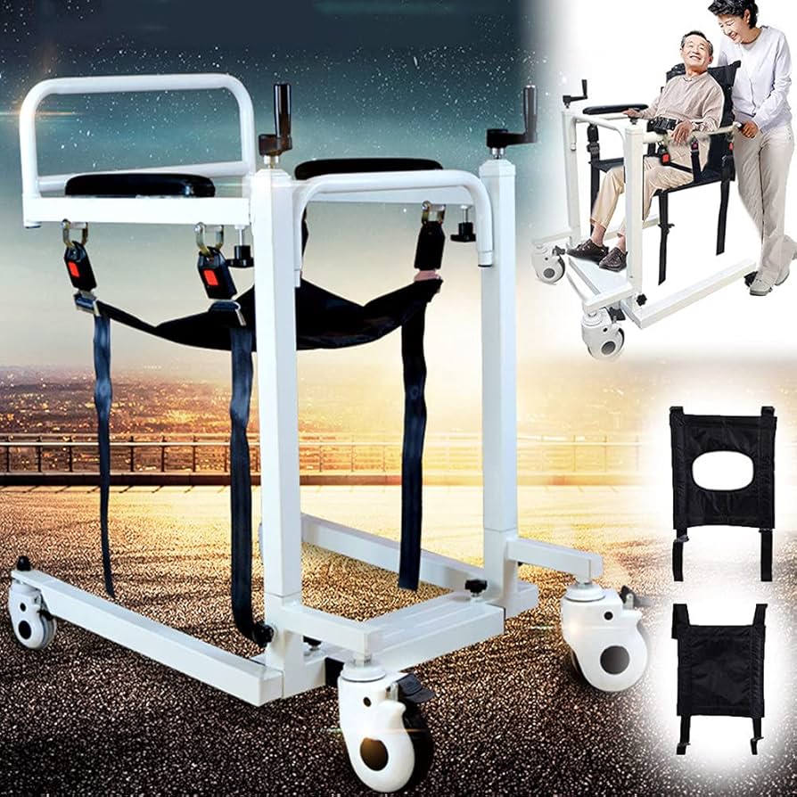 SILLA DE TRANSFERENCIA BLANCA CAPACIDAD 100KG