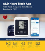 MEDIDOR DE PRESION DIGITAL DE BRAZO BLUETOOTH AND A&d MEDICAL