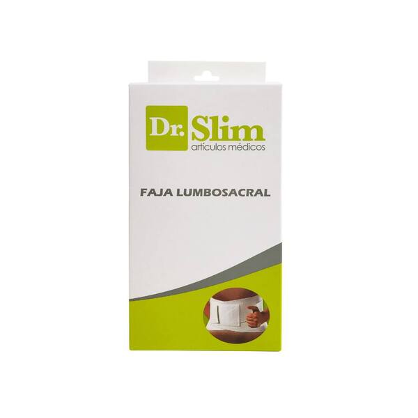 FAJA LUMBOSACRAL LARGE DR.SLIM BLANCA