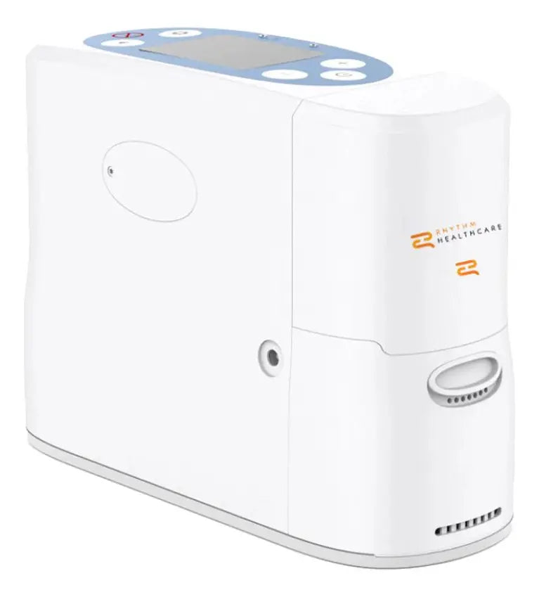 CONCENTRADOR DE OXIGENO PORTATIL RECARGABLE 1 A 5 LITROS RHYTHM HEALTH CARE