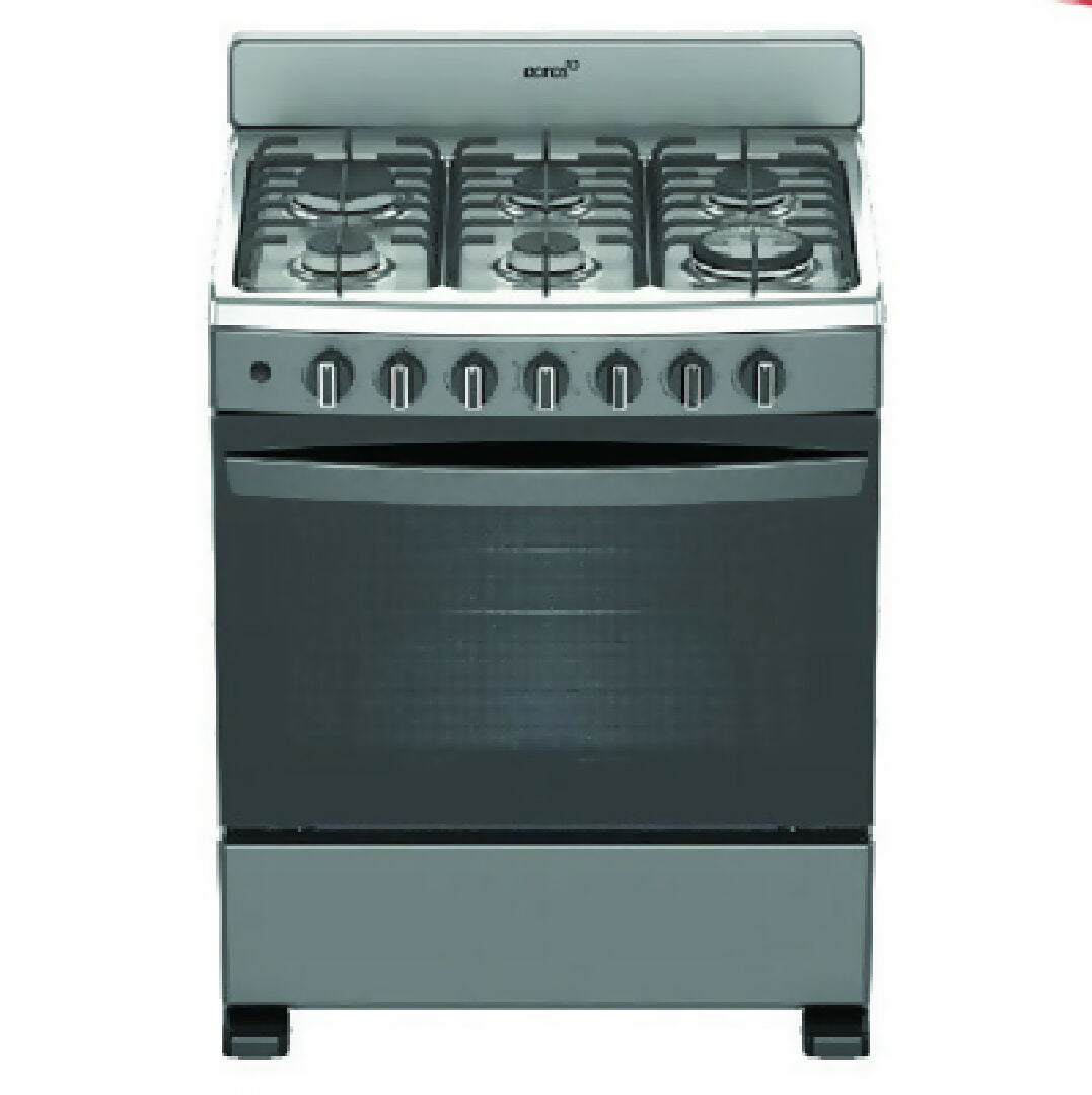 ESTUFA ACROSS 30p ACERO INOXIDABLE, ENCENDIDO ELECTRICO COLORR GRIS
