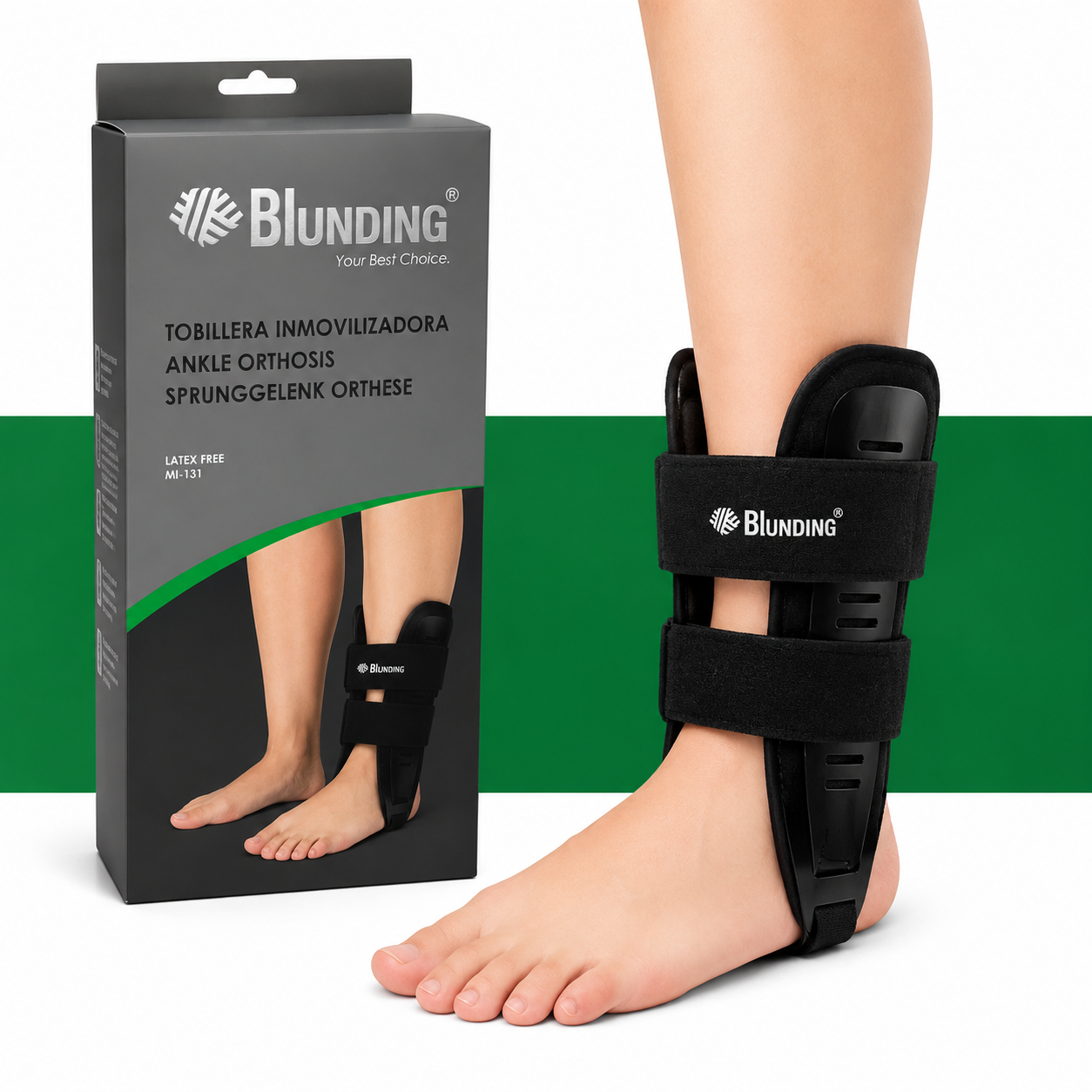 TOBILLERA INMOVILIZADORA DE TOBILLO UNIVERSAL  BLUNDING