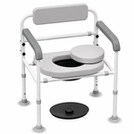 INODORO PORTATIL Inodoro Cómodo Portátil Estable con Cubeta de Orinal de 7.5 Cuartos de Galón, 350 Libras