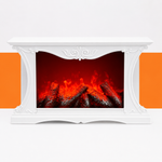 Chimenea artificial eléctrica música por bluetooth