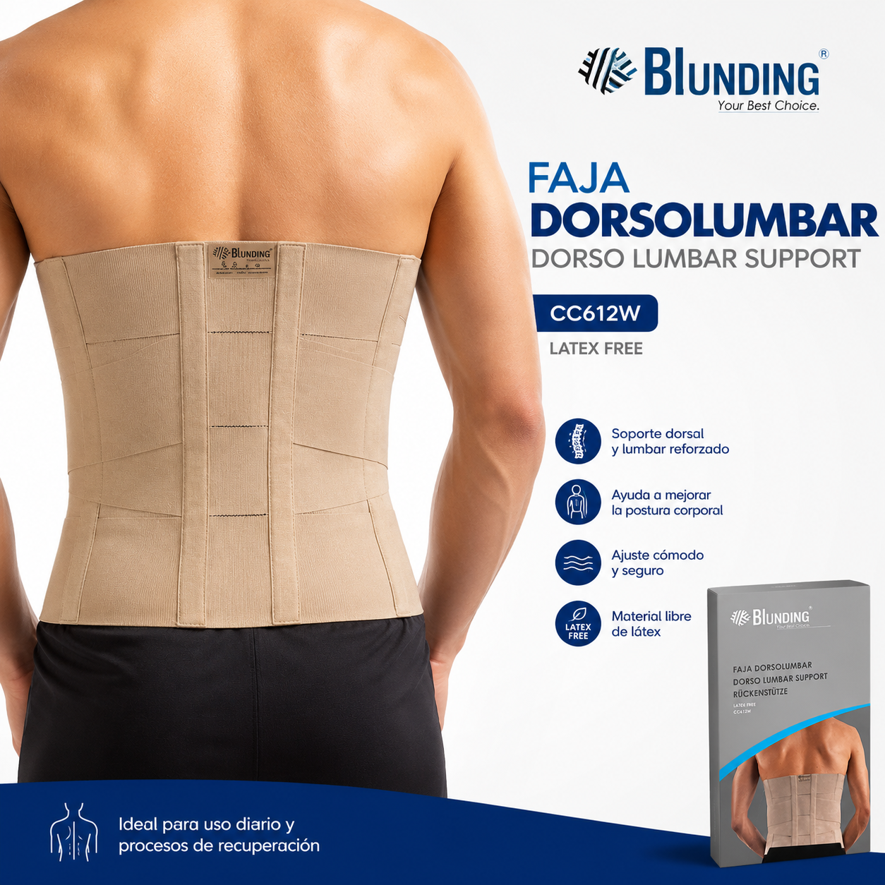 FAJA DORSOLUMBAR SMALL BLUNDING