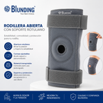 RODILLERA CON ORIFICIO ROTULIANO MEDIUM BLUNDING