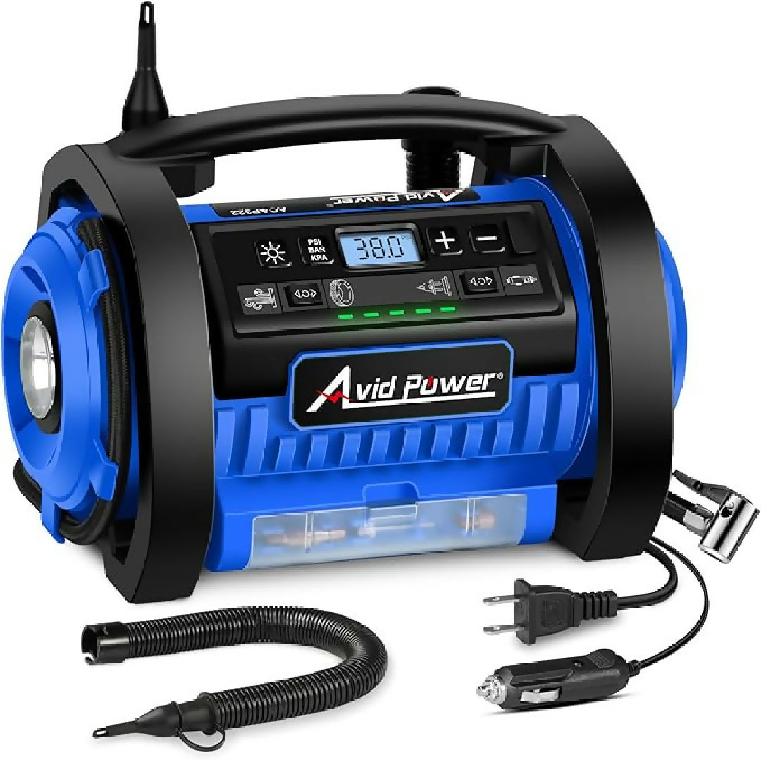 AVID POWER COMPRESOR PORTATIL 12V DC / 110V AC