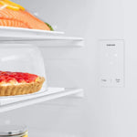 Nevera Samsung 2 puertas RT38DG6124S9 es un refrigerador Top Mount de 14 pies cúbicos con tecnología Digital Inverter, destacando por su alta eficiencia energética (ahorro hasta 10%) y conectividad Wi-Fi
